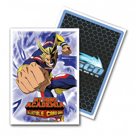 Dragon Shield Sleeves: Standard- Matte 'MHA All Might Punch' Art, Limited Edition (100 ct.)