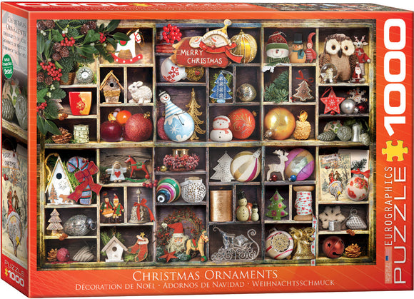 EuroGraphics Christmas Ornaments 1000-Piece Puzzle