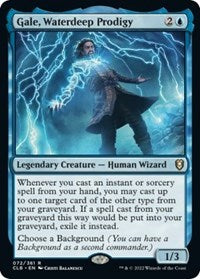 Magic: The Gathering Single - Commander Legends: Battle for Baldur's Gate - Gale, Waterdeep Prodigy - Rare/072 Lightly Played