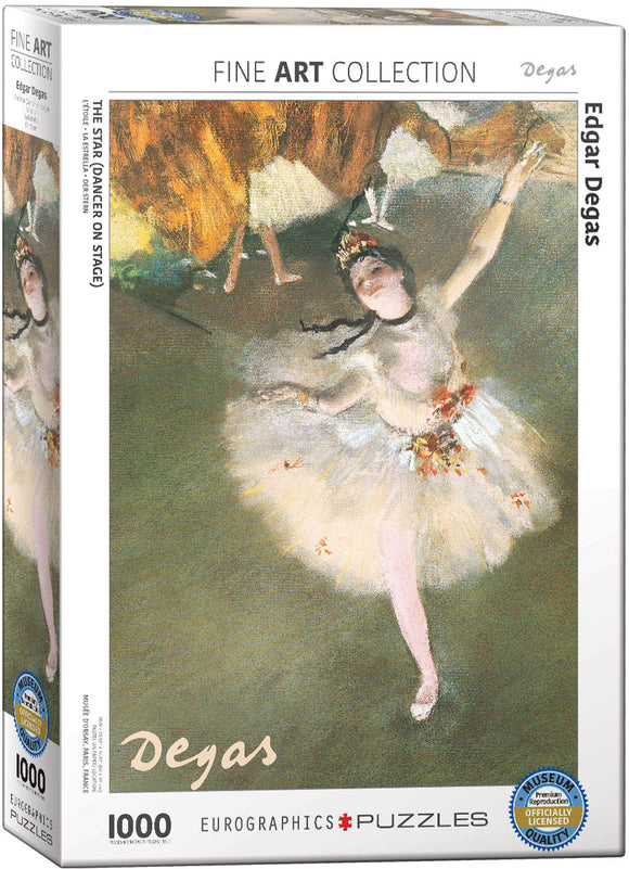 EuroGraphics The Star (Dancer on Stage) by Edgar Degas 1000-Piece Puzzle