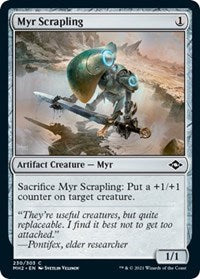 Magic: The Gathering Single - Modern Horizons 2 - Myr Scrapling (Foil) - Common/230 Lightly Played