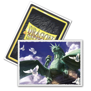 Dragon Shield Sleeves: Standard- Matte ‘Dragon of Liberty’ Art, Limited Edition (100 ct.)