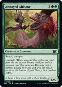 Magic: The Gathering Single - Double Masters 2022 - Annoyed Altisaur Common/134 Lightly Played