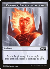 Magic: The Gathering Single - Core Set 2020 - Emblem - Chandra, Awakened Inferno - Emblem/011 Lightly Played