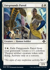 Magic: The Gathering Single - Modern Horizons 2 - Fairgrounds Patrol (Foil) - Common/013 Lightly Played