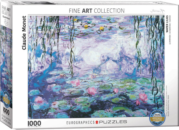 EuroGraphics Water Lilies by Cluade Monet 1000-Piece Puzzle