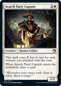 Magic: The Gathering Single - Innistrad: Midnight Hunt - Search Party Captain - Common/032 Lightly Played