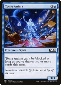 Magic: The Gathering - Core Set 2021 - Tome Anima FOIL Common/081 Lightly Played