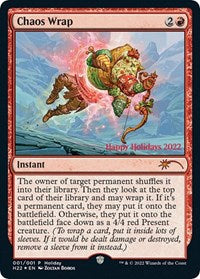 Magic: The Gathering Single - Holiday Promo 2022 - Chaos Wrap (Foil) - Promo/001 Lightly Played