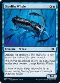 Magic: The Gathering - Modern Horizons 2 - Steelfin Whale Foil Common/065 Lightly Played