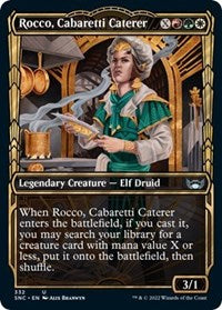 Magic: The Gathering Single - Streets of New Capenna - Rocco, Cabaretti Caterer (Showcase) Uncommon/332 FOIL Lightly Played