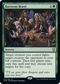 Magic: The Gathering Single - Commander Legends: Battle for Baldur's Gate - Barroom Brawl - Rare/217 Lightly Played