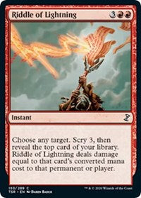 Magic: The Gathering - Time Spiral: Remastered - Riddle of Lightning Common/183 Lightly Played
