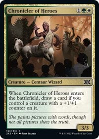 Magic: The Gathering Single - Double Masters 2022 - Chronicler of Heroes - FOIL Common/193 Lightly Played