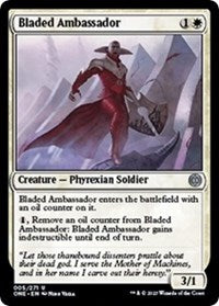 Magic: The Gathering Single - Phyrexia: All Will Be One - Bladed Ambassador - Uncommon/005 Lightly Played