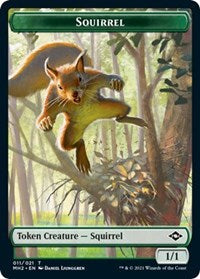 Magic: The Gathering - Modern Horizons 2 - Squirrel Token Foil Token/011 Lightly Played