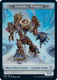 Magic: The Gathering - Time Spiral: Remastered - Assembly-Worker Token Token/014 Lightly Played