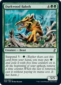 Magic: The Gathering - Time Spiral: Remastered - Durkwood Baloth Common/200 Lightly Played