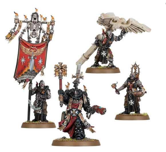Warhammer 40,000 - Black Templars: Chaplain Grimaldus & Retinue