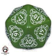 CG Level Counter D20 Green/White