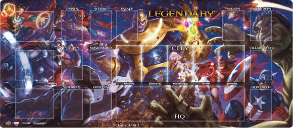 Legendary DBG: Thanos vs. The Avengers Playmat
