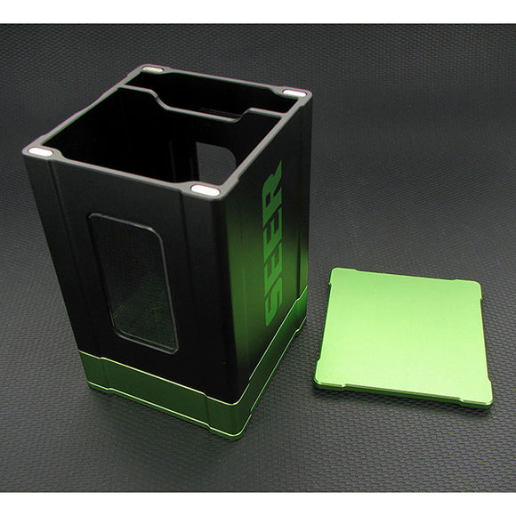 Deck Box: Seer- Black and Green