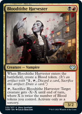 Magic: The Gathering - Innistrad: Crimson Vow - Bloodtithe Harvester Uncommon/232 Lightly Played