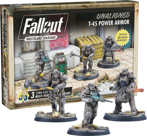 Fallout: Wasteland Warfare - Unaligned T-45 Power Armour