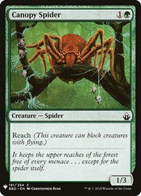 Magic: The Gathering Single - The List - Battlebond - Canopy Spider Common/191 Lightly Played