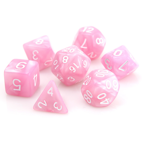 RPG Set - Pink Swirl with White