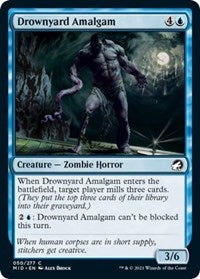 Magic: The Gathering Single - Innistrad: Midnight Hunt - Drownyard Amalgam - Common/050 Lightly Played