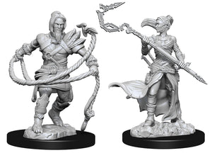 Magic the Gathering Unpainted Miniatures: W01 Stoneforge Mystic & Kor Hookmaster (Fighter,Rogue,Wizard)