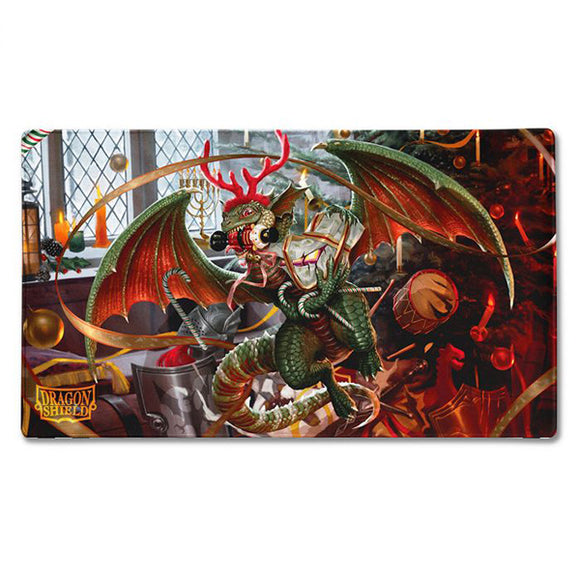 Dragon Shield: Playmat- ‘Christmas Dragon 2020’, Limited Edition