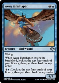 Magic: The Gathering Single - Dominaria Remastered - Aven Fateshaper (Foil) - Uncommon/040 Lightly Played