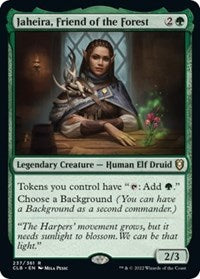 Magic: The Gathering Single - Commander Legends: Battle for Baldur's Gate - Jaheira, Friend of the Forest - Rare/237 Lightly Played