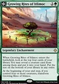 Magic: The Gathering - Guilds of Ravnica - Growing Rites of Itlimoc Rare/191 Lightly Played