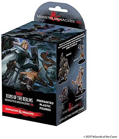 WizKids Dungeons & Dragons Fantasy Miniatures: Icons of The Realms Set 8 Monster Menagerie 3 Booster