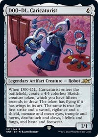 Magic: The Gathering - Unfinity - D00-DL, Caricaturist (Foil) - Rare/187 Lightly Played