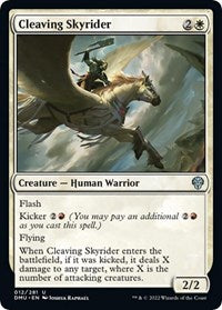 Magic: The Gathering Single - Dominaria United - Cleaving Skyrider (Foil) - Uncommon/012 Lightly Played