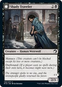 Magic: The Gathering Single - Innistrad: Midnight Hunt - Shady Traveler - Common/120 Lightly Played