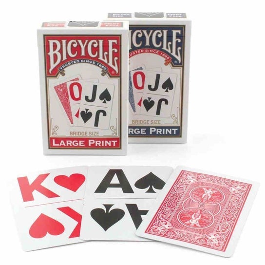 Bicycle Playing Cards: Bridge (Large Print)
