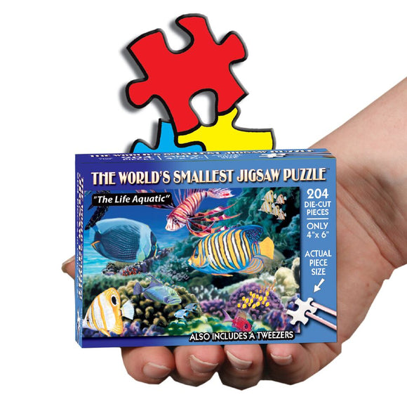 The World's Smallest Jigsaw Puzzle – The Life Aquatic - 234 Piece Puzzle