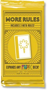 Fluxx: More Rules Expansion Deck