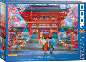 EuroGraphics Spring Sakura 1000-Piece Puzzle