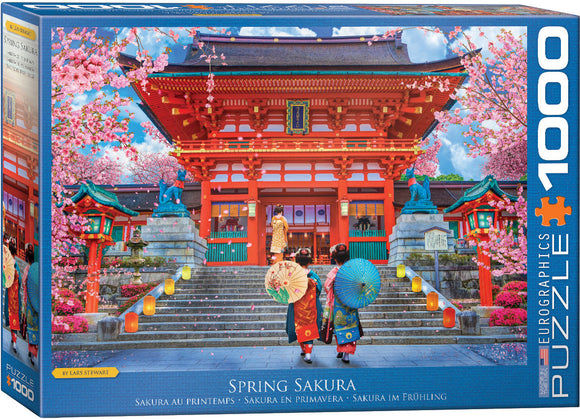 EuroGraphics Spring Sakura 1000-Piece Puzzle