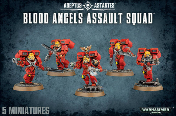 Warhammer 40,000 - Adeptus Astartes Blood Angels Assault Squad