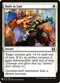 Magic: The Gathering Single - The List - Kaladesh - Built to Last - Common/007 Lightly Played