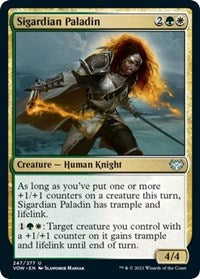 Magic: The Gathering - Innistrad: Crimson Vow - Sigardian Paladin Uncommon/247 Lightly Played