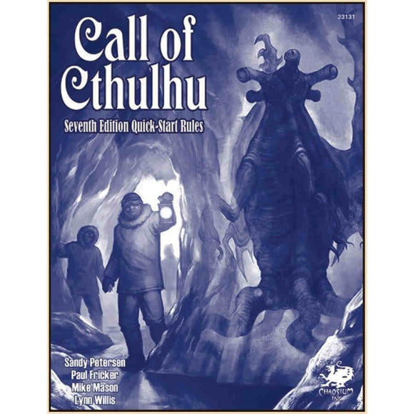 Call of Cthulhu RPG: 7th Edition Quick-Start Rules