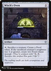 Magic: The Gathering - The List - Throne of Eldraine - Witch's Oven Uncommon/237 Lightly Played